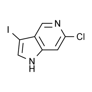 3-碘-6-氯-1H-吡咯[3，2-c]吡啶, ≥95%