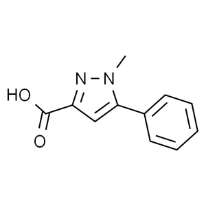 1-甲基-5-苯基-1H-吡唑-3-羧酸, 95%