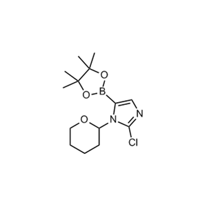 2-氯-1-(四氢-2H-吡喃-2基)-1H-咪唑-5-硼酸频哪醇酯,97%