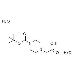 2-(4-(叔丁氧基羰基)哌嗪-1-基)乙酸二水合物,95%