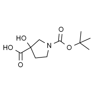 1-BOC-3-羟基吡咯烷-3-羧酸, 95%