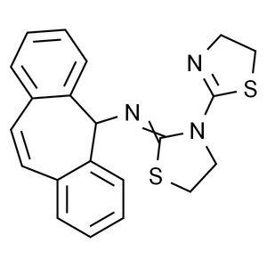 N-(3-(4，5-二氢噻唑-2-基)噻唑烷-2-亚基)-5H-二苯并[a，d][7]轮烯-5-胺, 97%