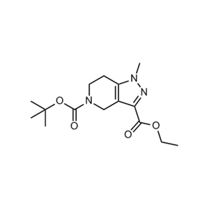 5-叔丁基 3-乙基 1-甲基-6,7-二氢-1H-吡唑并[4,3-c]吡啶-3,5(4H)-二羧酸酯, 98+%