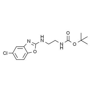 N-[2-[(5-氯-2-苯并噁唑基)氨基]乙基]氨基甲酸叔丁酯, 98%