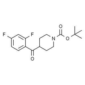 4-(2,4-二氟苯甲酰基)哌啶-1-羧酸叔丁酯, 98%