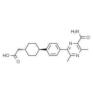 [反式-4-[4-(6-氨基甲酰基-3,5-二甲基吡嗪-2-基)苯基]环己基]乙酸, ≥98%