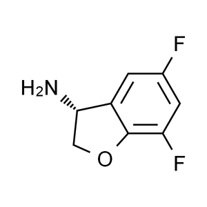 (R)-5,7-二氟-2,3-二氢苯并呋喃-3-胺, 97%