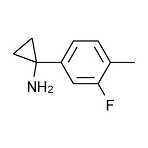 1-（3-氟-4-甲基苯基）环丙烷-1-胺盐酸盐, 98%