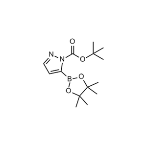 叔丁基 5-(4,4,5,5-四甲基-1,3,2-二氧杂环己硼烷-2-基)-1H-吡唑-1-甲酸酯, 97%