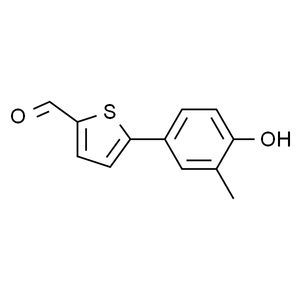 4-(5-甲酰基噻吩-2-基)-2-甲基苯酚, 95%