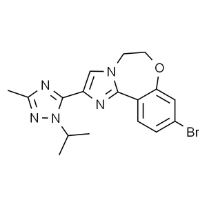 9-Bromo-2-(1-isopropyl-3-methyl-1H-1,2,4-triazol-5-yl)-5,6-dihydrobenzo[f]imidazo[1,2-d][1,4]oxazepine,98%