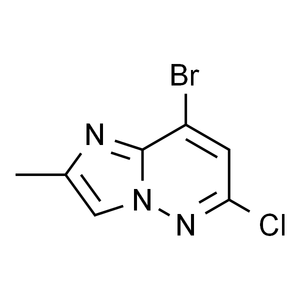 8-溴-6-氯-2-甲基咪唑并[1,2-b]哒嗪, 95%