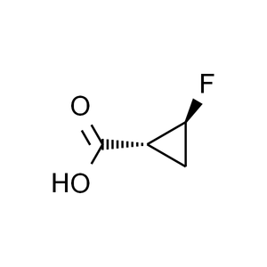 trans-2-Fluoro-cyclopropanecarboxylic acid, 97%