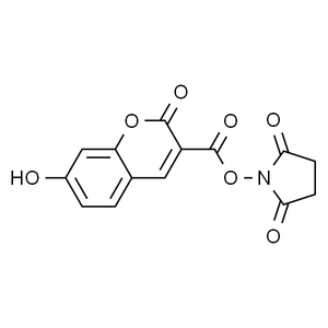 N-琥珀酰亚胺基-7-羟基香豆素-3-羧酸酯, >96.0%(HPLC)(T)