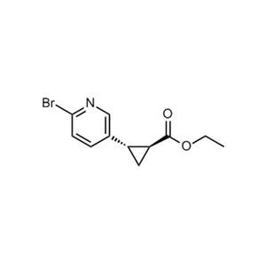 rel-(1R,2R)-2-(6-溴吡啶-3-基)环丙烷-1-甲酸乙酯, 97%