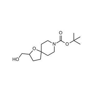 叔-丁基 2-(羟甲基)-1-氧杂-8-氮杂螺[4.5]癸烷-8-甲酸基酯, 97%