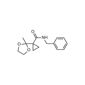 N-Benzyl-1-(2-methyl-1,3-dioxolan-2-yl)cyclopropane-1-carboxamide,97%