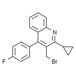 3-(溴甲基)-2-环丙基-4-(4-氟苯基)喹啉, 98+%