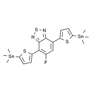 5-氟-4,7-二(5-(三甲基锡烷基)噻吩-2-基)苯并[c] [1,2,5]噻二唑, 97%