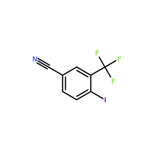 4-碘-3-三氟甲基苯腈,96%