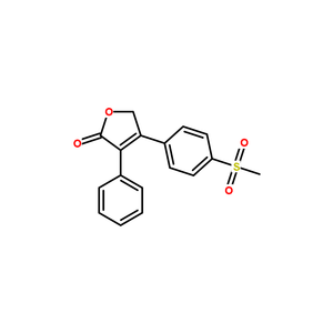 4-(4-(甲基磺酰基)苯基)-3-苯基呋喃-2(5H)-酮, 98%