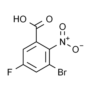 3-Bromo-5-fluoro-2-nitrobenzoic acid