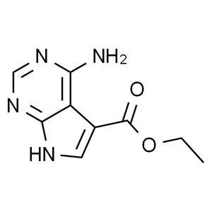 4-氨基-7H-吡咯并[2,3-d]嘧啶-5-甲酸乙酯