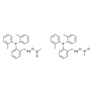 反式二-(m)-双[2-(二邻甲苯基膦)苄基]乙酸二钯(II), 98+%