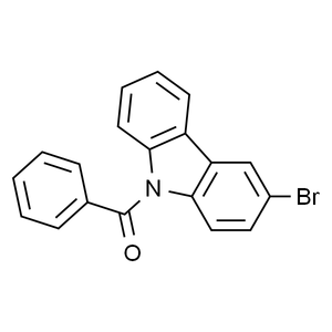 9-苯甲酰基-3-溴-9H-咔唑, >98%(GC)