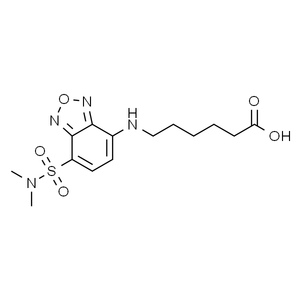 6-[[7-(N,N-二甲氨基磺酰基)-2,1,3-苯并恶二唑-4-基]氨基]己酸, >98.0%(HPLC)(T)