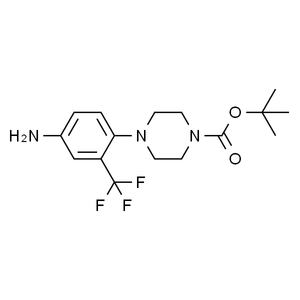 4-(4-氨基-2-三氟甲基-苯基)-哌嗪-1-甲酸 叔丁基 酯, 95%