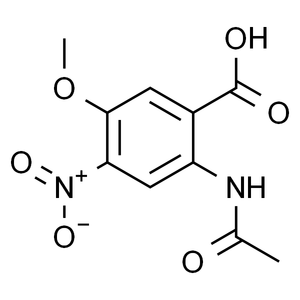 2-乙酰胺基-5-甲氧基-4-硝基苯甲酸, 95%