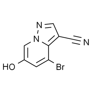 4-溴-6-羟基吡唑并[1,5-a]吡啶-3-甲腈, 97%