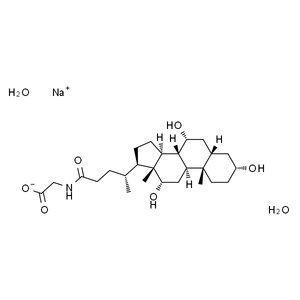 甘氨酸,N-[(3α,5β,7α,12α)-3,7,12-三羟基-24-氧胆烷-24-基]-,一钠盐,一水合物, 97%