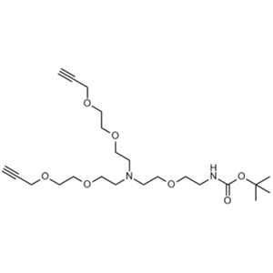 N-(Boc-PEG1)-N-bis(PEG2-propargyl)