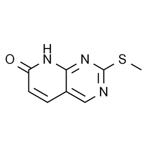 2-甲硫基吡啶并[2,3-D]嘧啶-7(8H)-酮, 98%