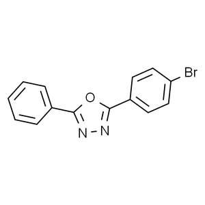 2-(4-溴苯基)-5-苯基-1,3,4-噁二唑, 96%