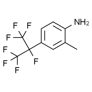 4-(1,1,1,2,3,3,3-七氟丙烷-2-基)-2-甲基苯胺, 97%