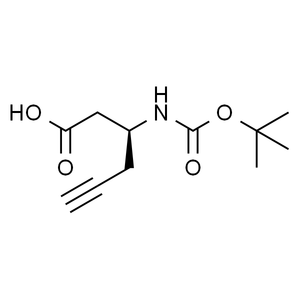 Boc-(S)-3-氨基-5-己炔酸 ≥98.0%