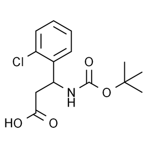 3-((叔丁氧羰基)氨基)-3-(2-氯苯基)丙酸, 98%