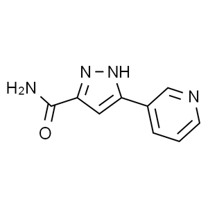 5-(吡啶-3-基)-1H-吡唑-3-甲酰胺, 98%