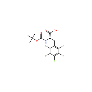 (S)-2-((叔丁氧羰基)氨基)-3-(全氟苯基)丙酸, 98%