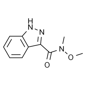 N-甲氧基-N-甲基-1H-吲唑-3-羧酰胺, 98%