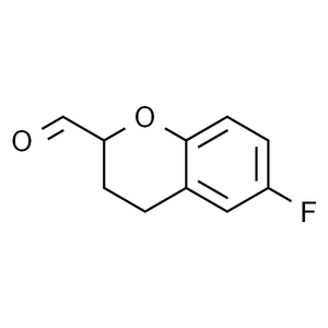 rac 6-Fluoro-3,4-dihydro-2H-1-benzopyran-2-carboxaldehyde DISCONTINUED. NOT STABLE, 97%