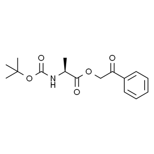 （S）-2-氧代-2-苯基乙基2 - （（叔丁氧基羰基）氨基）丙酸乙酯, 98%