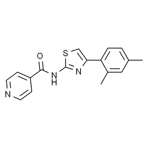 N-[4-(2,4-二甲苯基)-2-噻唑基]-4-吡啶甲酰胺, >98.0%(HPLC)