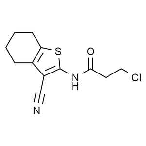 3-氯-N-(3-氰-4,5,6,7-四氢苯并[B]噻吩-2-基)丙酰胺, 97%