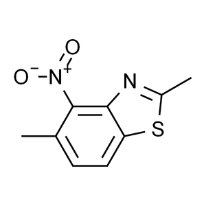 2，5-二甲基-4-硝基苯并[d]噻唑, 96%