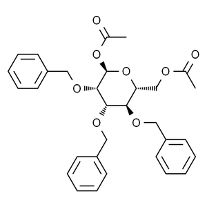 1，6-二-O-乙酰基-2，3，4-三-O-苄基-α-D-吡喃甘露糖, 95%