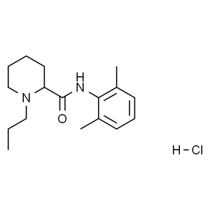 N-(2,6-二甲基苯基)-1-丙基哌啶-2-甲酰胺盐酸盐, 98%